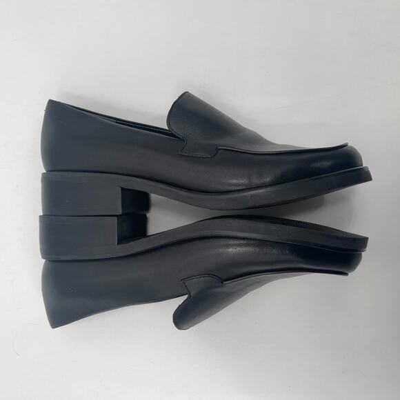 FRANCO SARTO Shoes Size 6 Bocca Loafers Leather Black Slip On Classic Office - Picture 12 of 16
